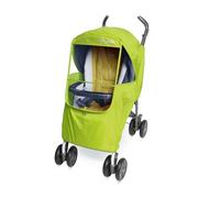 [Manito] Elegance Plus Cover / couverture pour poussette de bébé et poussette, couverture de pluie, Vent Météo Shield pour la marche en plein air, de grandes fenêtres avec protection des yeux (Green)