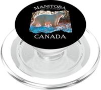 Manitoba Arctic Tundra Canada Ours Polaire Blanc Souvenir Homme PopSockets PopGrip pour MagSafe