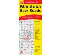 Manitoba Back Roads Road Map | Canadian Cartographics Corporation