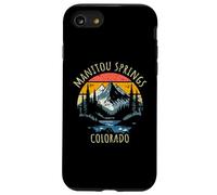 Manitou Springs Colorado Rétro Montagne Style Vintage Style Design Coque pour iPhone SE (2020) / 7/8