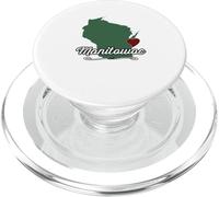 Manitowoc Wisconsin | USA City - US Ville Cadeau Souvenir PopSockets PopGrip pour MagSafe