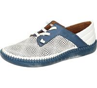 Manitu Chaussons pour Femme Mocassin, Bleu, 39 EU