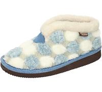 Manitu Femme Chaussons pour la Maison, Bleu Clair, 42 EU