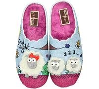 Manitu Femme Chaussons pour la Maison, Multicolore, 38 EU