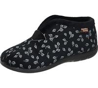 Manitu Femme Chaussons pour la Maison, Noir, 41 EU