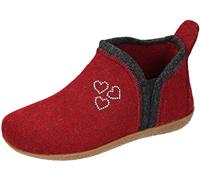 Manitu Femme Chaussons pour la Maison, Rouge, 38 EU