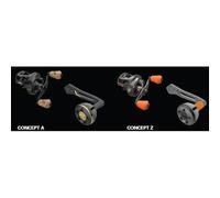 13 Fishing Concept Z Power Reel Handle Argenté