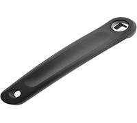Manivelle 130 en imitation aluminium noir gauche noir pour vélo Shimano (175 mm)