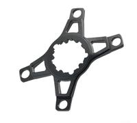Manivelle à 3 boulons vers 4 boulons 110BCD Adaptateur Spider CNC en alliage d'aluminium léger et robuste (Noir)