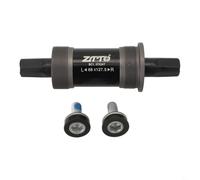 Manivelle à trou carré pour pédalier de vélo - Roulement scellé - Filetage 1,37 x 24T - Pour réparation de vélo de route et montagne - Noir - 118 mm (68 x 127,5 mm)