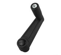 Manivelle à trou rond pour générateurs à manivelle et équipement mécanique, diamètre de tige 8 mm/10 mm/12 mm/16 mm, nylon renforcé et acier au carbone traité thermiquement (10 mm)