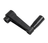 Manivelle à trou rond pour générateurs à manivelle et équipements mécaniques, diamètre de tige 8 mm/10 mm/12 mm/16 mm, nylon renforcé et acier au carbone traité thermiquement (8 mm)