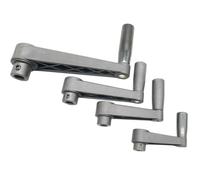 Manivelle à trou rond réglable de 8 à 16 mm, outil d'équipement mécanique pour tour, fraiseuse, plastique, gris (10 mm)