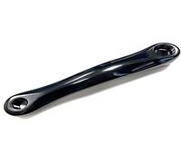 Manivelle aluminium forgé gauche noir bicyclette (175 mm)