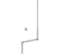 Manivelle Blanche Complète de 1300mm pour Volet Roulant - Manivelle ZF avec Tringle de Ø9,4/12mm pour Store ou Volet Roulant Manuel - Qualité Française