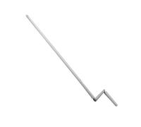 MANIVELLE COMPLETE Ø12 LG1200 (BLANC RAL9016)
