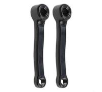 Manivelle de 127 mm pour vélo d'appartement, manivelle gauche et droite en fer avec trou carré, convient à la plupart des modèles (manivelle gauche + droite)