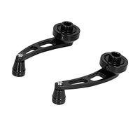 Manivelle de fenêtre de porte de voiture, manivelle de fenêtre de voiture noire Unique en alliage d'aluminium universel Durable pour manivelle de fenêtre de voiture