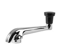 Manivelle de lève vitre chromée avec bouton noir pour Porsche 356 (1950-1959) - côté droit ou gauche