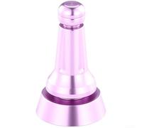 Manivelle de moulinet de pêche en aluminium avec support fileté de précision et oxydé pour une utilisation fonctionnelle durable (rose, petite taille)