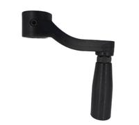 Manivelle de perceuse - ABS boulonné 1,2 cm et 1,4 cm | Manivelle noire à trou rond | Pièce de rechange pour équipement de fraisage dans la fabrication d'atelier et l'utilisation industrielle