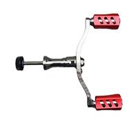 Manivelle De Puissance pour Moulinet De Pêche | Accessoires Légers, Stables Et Creux - Basculeur pour Moulinet De Traîne,pour La Pêche en Eau Douce, Marine, en Kayak, en Mer Et en Extérieur