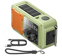 Manivelle de Radio de Secours 2000mAh actionn é e Solaire NOAA/AM/FM