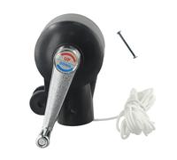 Manivelle de rechange pour parasol extérieur - Parasol de jardin à manivelle avec cordon - Poignée antidérapante - Accessoire de protection solaire pour balcon, piscine, jardin, pique-nique