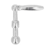 Manivelle de tour en fer et poignée coulissante à 3 billes compatible avec les mini tours 7x10 0618 CJ18 CJ0618A 7x12 7x14 0618-3B - Alésage d'arbre de 8 mm - Longueur de 2 5/8