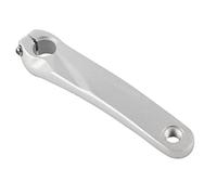 Manivelle de V¨¦lo de Route, Manivelle de V¨¦lo, Manivelle Gauche en Alliage D'aluminium, Compatible avec M4050 M590 M610 SLX XT avec Construction R¨¦sistante ¨¤ la Corrosion (Silver)