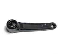 Manivelle de vélo 152 mm gauche et droite pour vélo d'appartement à trou carré pour cyclisme, gym, fitness pour vélo de sport intérieur (gauche)