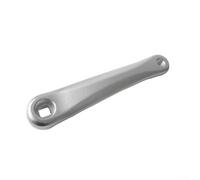 Manivelle de vélo 170 mm côté gauche pour vélos de route et VTT en alliage d'aluminium avec trou diamant carré (argent A)