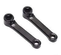 Manivelle de vélo d'appartement 1,27 cm et filetage 9/16" compatible avec les vélos de fitness en alliage d'aluminium de rechange pour équipement de gym (1,27 cm)