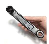 Manivelle de vélo d'appartement de 152 mm en fer à gauche et à droite, idéale pour les sports d'intérieur et le cyclisme, compatible avec différents vélos (gauche)