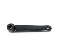 Manivelle de vélo en fer de 170 mm pour sports d'intérieur configuration gauche/droite, trou carré pour un assemblage facile (droite)