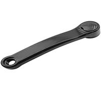 Manivelle de vélo Gauche en Acier laminé Noir (170 mm)