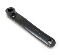 Manivelle en fer de 170 mm pour vélos d'appartement, trou carré pour ajustement gauche/droite, améliorez votre expérience de cyclisme d'intérieur (gauche)