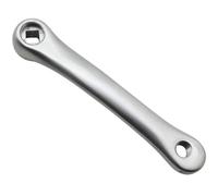 Manivelle gauche alu forgé étroite Newton 170 Argenté