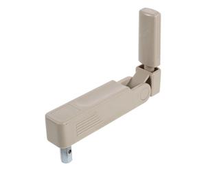 Manivelle Manuelle de Lit de Soins Infirmiers 7/16 Pouces, Acier Inoxydable | Réglage en Hauteur, Prise Ergonomique, pour Lits Hospitaliers et Centres de Soins, Diamètre 11mm