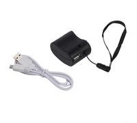 Manivelle manuelle USB pour chargeur générateur de source pour appareils numériques avec câble de données inclus pour le camping et la randonnée (Noir)