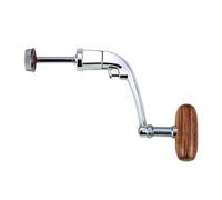 Manivelle Moulinet Tout Métal Tailles L M S - Bras De Rotation Accessoire Pêche | Levier Pliable en Métal À Déploiement Rapide | Axe Hexagonal 4,5mm/5,0mm, Écrous Et Rondelles Inclus