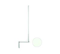 Manivelle pliable 100 cm Cherubini 7457 blanc RAL 9016 - 7457100N2607C