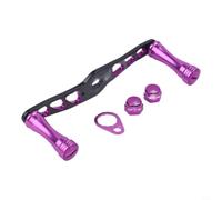 Manivelle Reel Alliage Léger 105mm pour Canne(purple)