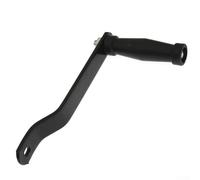 Manivelle robuste pour treuil de remorque de bateau avec poignée en plastique antidérapante adaptée pour le remplacement du treuil manuel (noir)