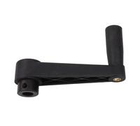 Manivelle ronde pour machines à manivelle générateurs tour fraisage manuel - 8mm/10mm/12mm/16mm Manivelle mécanique avec corps en nylon traité thermiquement arbre en acier carbone renforcé (8mm)