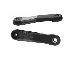 Manivelle type 6 en carbone Praxis Noir