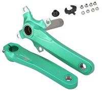 Manivelle VTT 170 Mm 104 BCD, Pedalier VTT Bras De Manivelle Compatible Mono/Double/Triple Plateau, Pédalier Intégré Creux C