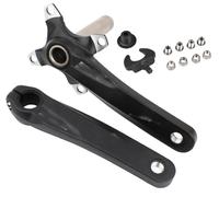 Manivelle VTT 170 Mm 104 BCD, Pedalier VTT Bras De Manivelle Compatible Mono/Double/Triple Plateau, Pédalier Intégré Creux A