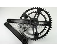 Manivelle White Industries VBC, 170mm, 68/73mm, 4 pans, black