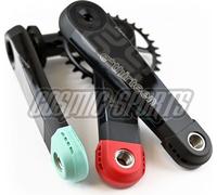 manivelles e*thirteen TRS/LG1 Race Carbon, Pantone 1797C, rouge vif